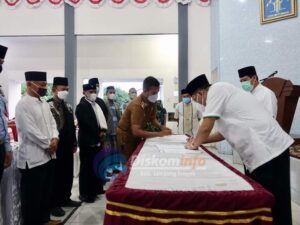 Musa Ahmad Hadiri Penandatanganan MoU Antara Lapas Gunungsugih, MUI, PP dan TPA