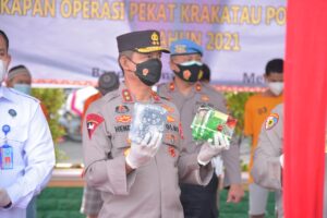 Polda Lampung Musnahkan BB Narkotika