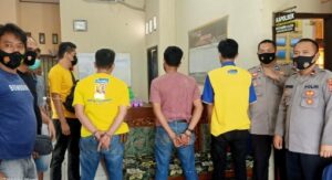 Polsek Cukuh Balak Tangkap Tiga Terduga Penyalahgunaan Sabu di Pantai Putih Doh