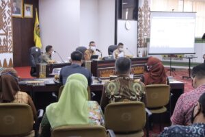 Sekda Lampung Pimpin Rapat Evaluasi SAKIP Tahun 2020