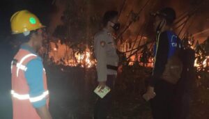 Rumah Warga Pekon Tanjung Raja Terbakar, Kerugian Di Taksir Hingga 700 juta
