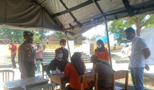 Polres Tanggamus Gelar Penyekatan dan Operasi Yustisi di Rest Area Pugung