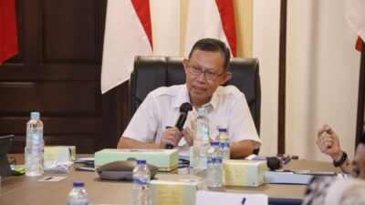 Sekda Pimpin Rapat Forum Kemitraan Pemangku Kepentingan Provinsi Lampung