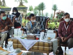 Gubernur Lampung Sambut PT Telkom Witel Lampung di Mahan Agung