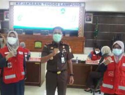 Gandeng PMI Lampung, Kejati Lampung Gelar Donor Darah