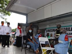 Pemprov Lampung Dukung Vaksinasi Covid-19 Keliling yang Digelar Polda Lampung