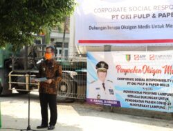 Asiiik….Pemprov Lampung Dapat Bantuan Oksigen Cair dari Sinar Mas