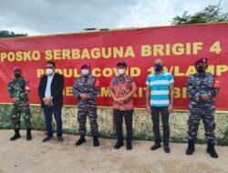 Tangani Warga Isoman, Mukhlis Basri Apresiasi Dapur Umum Brigif 4 Marinir/BS Lampung