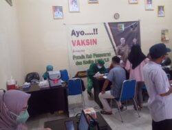 Diikuti Kawula Muda, Ratusan Warga Desa Gebang Pesawaran Ikuti Vaksinasi Masal