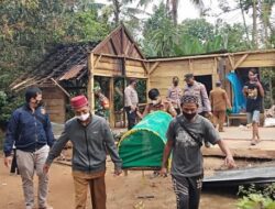 Bersama Pihak Medis, Polsek Pulau Panggung Identifikasi Temuan Mayat Petani di Air Naningan