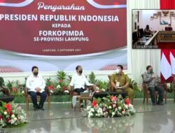 Forkopimda Tanggamus Dengarkan Pengarahan Presiden RI Dalam Kunker ke Provinsi Lampung