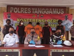 Polres Tanggamus Tangkap 2 Tersangka Curat, Amankan 14 Sepeda Motor dan Rilis 9 Kendaraan Tilang