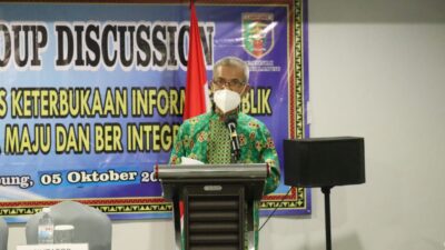 Kadiskominfotik Lampung Buka FGD Komisi Informasi Lampung tentang UU KIP