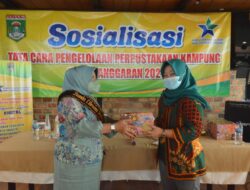 Bunda Literasi Lamteng Buka Pengelolaan Perpustakaan Kampung