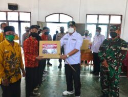 Bupati Lamteng Dampingi Kakorbinmas Baharkam Polri Tinjau Vaksinasi Massal