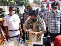 Disambut Musa Ahmad, Menteri BUMN Kasih Pengarahan Pelaku UMKM Lampung Tengah