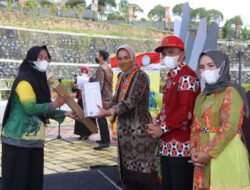 Sambangi Lampung Barat, Ketua TP PKK Provinsi Lampung Lakukan Pembinaan Organisasi