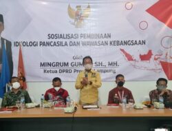 Ketua DPRD Lampung Sosper Ideologi Pancasila di Kalirejo