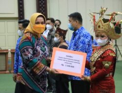 Riana Buka Hari Kunjung Perpustakaan Dan Bulan Gemar Membaca Tahun 2021