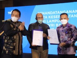 Gubernur Lampung Saksikan Penandatanganan MoU Antara TVRI Stasiun Lampung Dengan TVRI Stasiun Bangka-Belitung