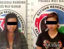 Gegara Sabu, Satnarkoba Polres Way Kanan Ringkus 2 Wanita