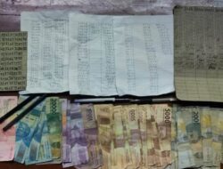 Polsek Kota Agung Tangkap 8 Terduga Perjudian Togel Hongkong