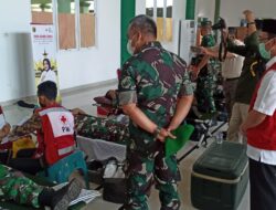 Korem 043 Gatam Baksos Donor Darah
