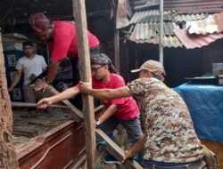 GML Metro Bedah Rumah Warga Hadimulyo Barat