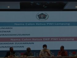 Ungguli Nizwar, Wira jadi Ketua PWI LampungB2021-2026 Terpilih