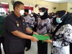 169 Kepsek dan korwil di Pesawaran Dilantik