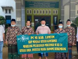 Muktamar NU Ke-34, Subdit Ekonomi Ditintelkam Polda Lampung Silahturahmi dengan PC NU Lamtim