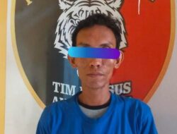 Polsek Pugung Tangkap Pencuri 40 Baterai Lampu Jalan Umum, Satu Orang Buron