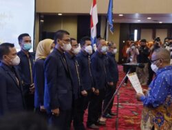 Pengurus PWI Lampung Dilantik, Gubernur Lampung: Junjung Tinggi Kode Etik Jurnalistik