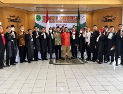23 Advokat PAI Lampung Diambil Sumpah PT Tanjung Karang