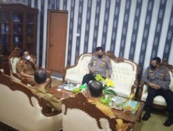 Diskominfotik Lampung Disambangi Aparat Polda Lampung