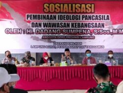 Dadang Sumpena Gelar Sosialisasi Pembinaan Ideologi Pancasila dan Wawasan Kebangsaan di Lampung Barat