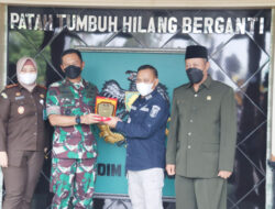Qomaru Sambut Danrem 043 Gatam di Metro