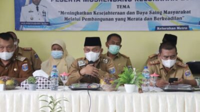 Wakil Walikota Metro Gelar Musrenbang di Kelurahan Metro