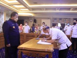 Dihadapan Arinal, Kepala OPD Teken Perjanjian Kinerja