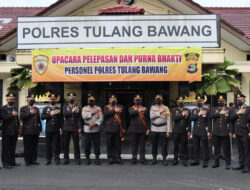 Pensiun, Polres Tuba Lepas 2 Perwira