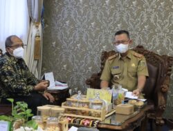 Sosialisasikan Program Digital Leadership, BPSDM Kemkominfo RI Audiensi dengan Sekdaprov Lampung