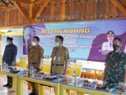 Susun RKPD 2023, Pemprov Lampung – Pemkab Pesibar Gelar Musrenbang
