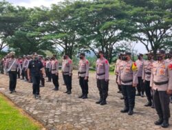 Polres Tanggamus Gelar Apel Pasukan Operasi Ketupat Krakatau 2022