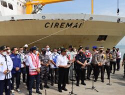 Cek Kesiapan Arus Balik, Gubernur Lampung Dampingi Tiga Menteri Tinjau Pelabuhan Panjang dan Bakauheni