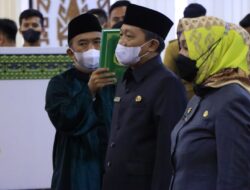Lantik 2 Pimpinan Tinggi Pratama Sekda Lampung Minta Satker Lebih Giat Dalam Pembangunan
