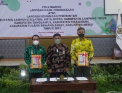 Pemkot dan DPRD Metro Terima LHP BPK 2021, Metro Raih WTP ke-12
