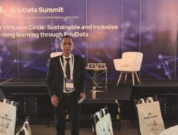 Rektor Unila Hadiri Konferensi EduData Summit 2022 di Amerika