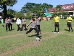 Hari Bhayangkara Ke-76, Polres Tulang Bawang Gelar Turnamen Mini Soccer