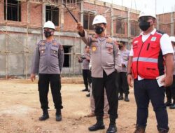Kapolda Lampung Tinjau Pembangunan Mako Polres Pringsewu