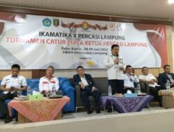 Ikatan Alumni Jurusan Matematik FMIPA Unila Gelar Turnamen Catur